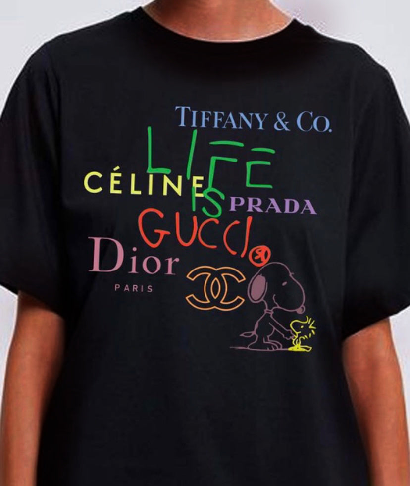 Life Is Gucci | Graphic Tee
