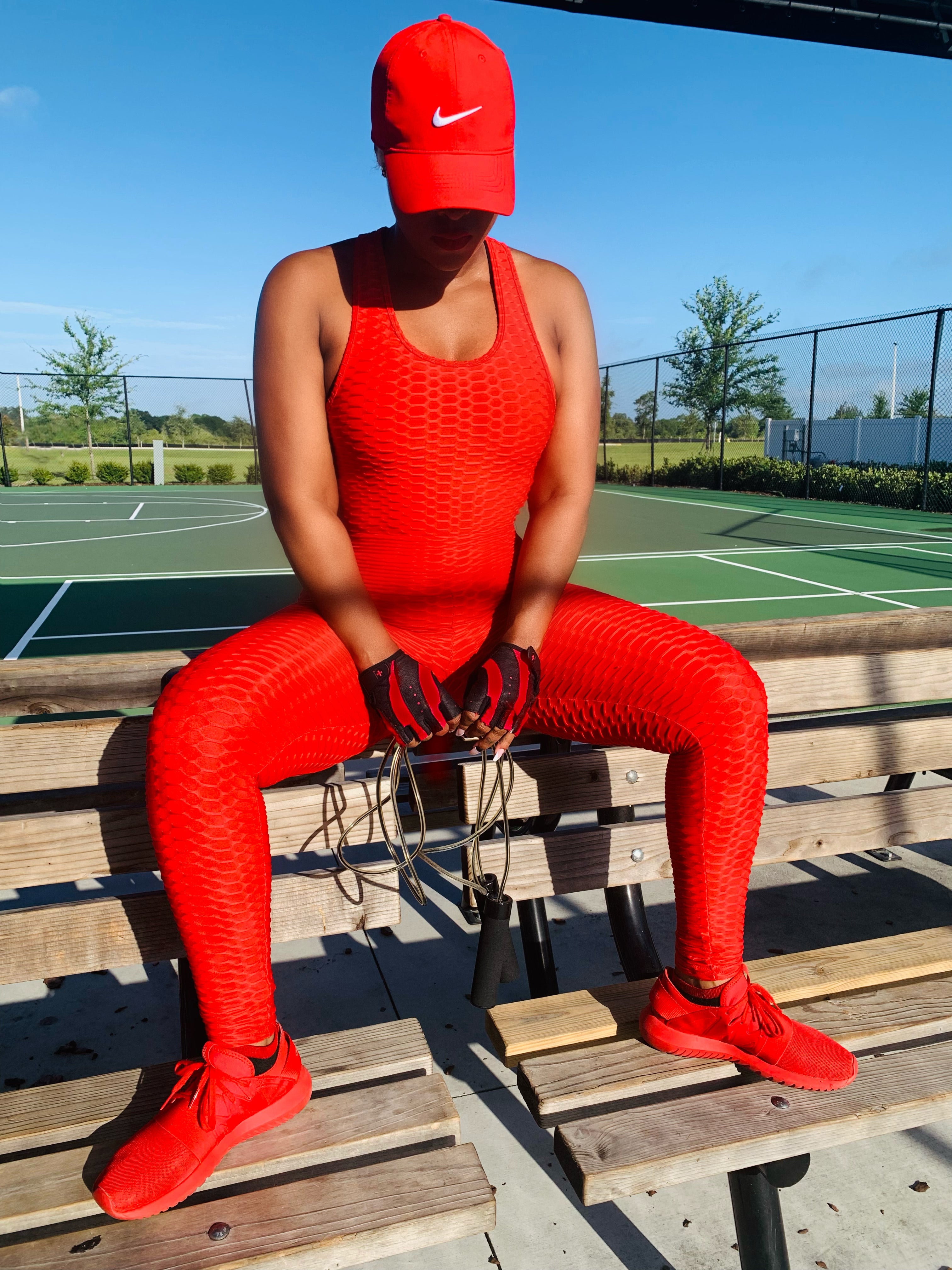 Gym Flow | Legging Set (Red)
