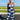 Blue tie dye jumpsuit